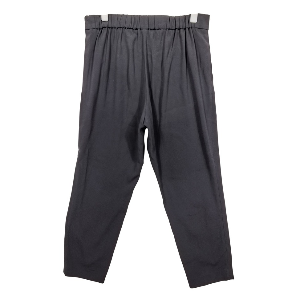 Babaton Conan Gray Elastic Waist Cropped‎ Trousers 6 Officecore Quiet Luxury - Picture 2 of 9